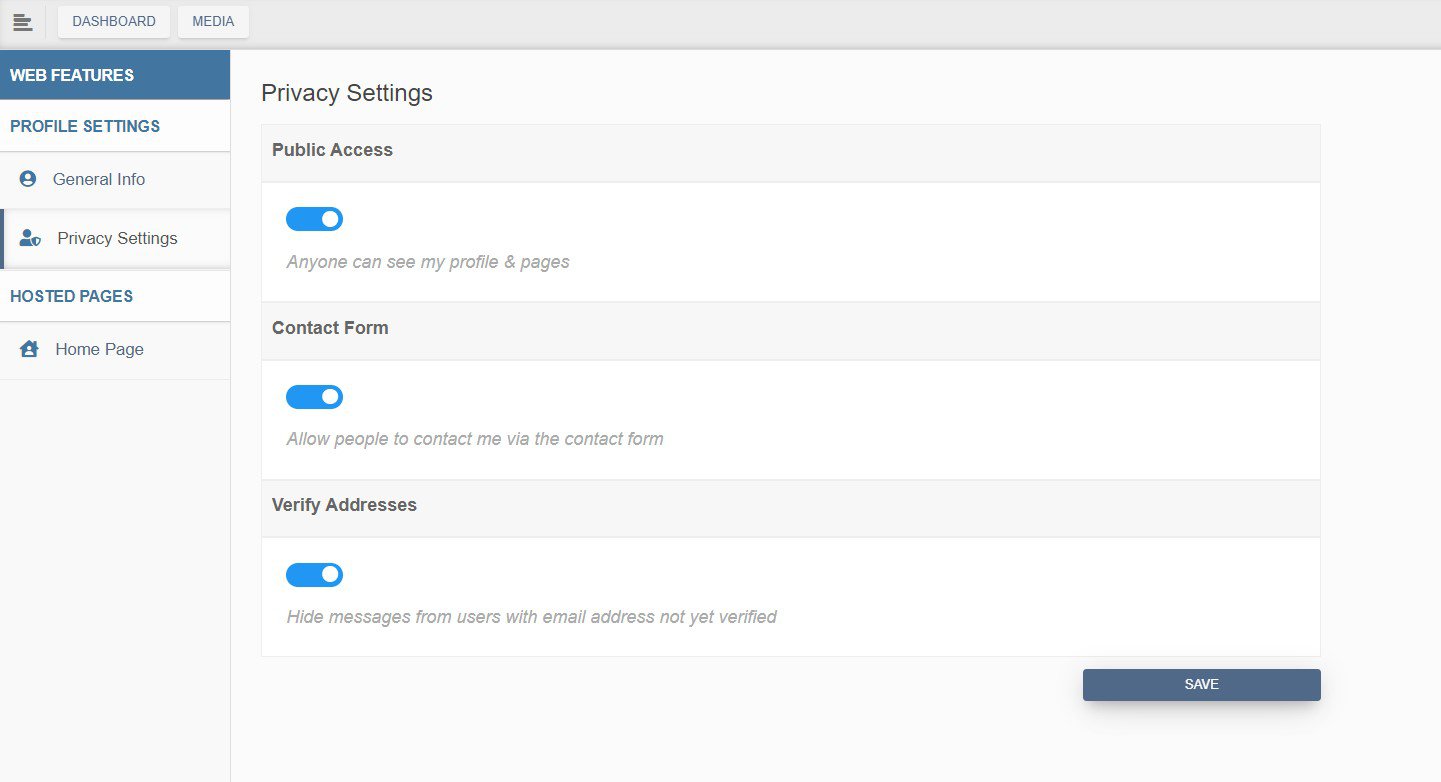 Privacy profile user ZentasticArts - The Settings